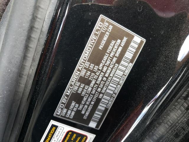 2020 MCLAREN AUTOMOTIVE GT SBM22GCAXLW000340