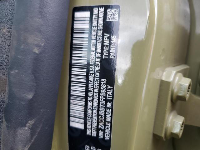 ZACCJBBT3FPB95818 Jeep Renegade Latitude