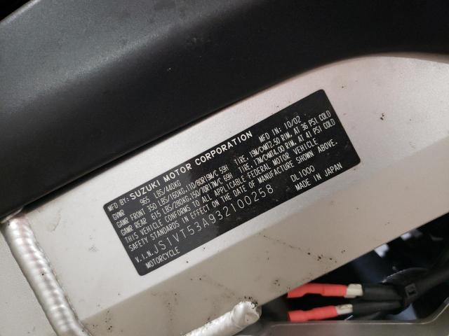 2003 SUZUKI DL1000 - JS1VT53A932100258