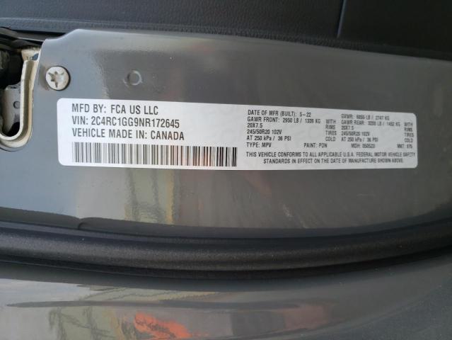 2022 CHRYSLER PACIFICA L - 2C4RC1GG9NR172645