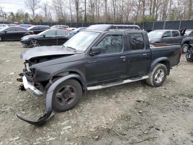 Salvage cars for sale from Copart Waldorf, MD: 2000 Nissan Frontier Crew Cab XE