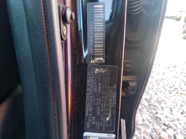 KNAFX4A84E5200372 KIA FORTE EX