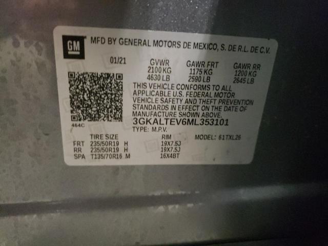 2021 GMC TERRAIN SL 3GKALTEV6ML353101