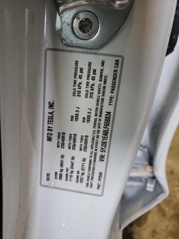 2020 TESLA MODEL 3 - 5YJ3E1EA0LF658834