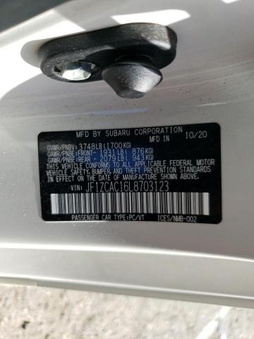 JF1ZCAC16L8703123 Subaru Brz Limited