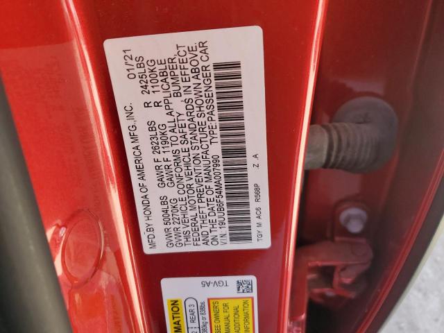 19UUB6F54MA007990 Acura Tlx Tech A