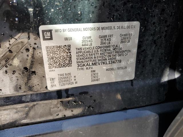 3GKALMEV7KL134778 GMC Terrain Sle