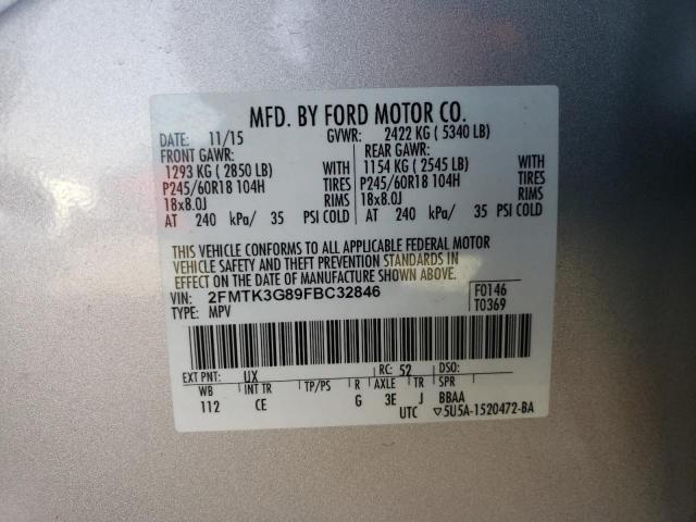2015 FORD EDGE SE - 2FMTK3G89FBC32846