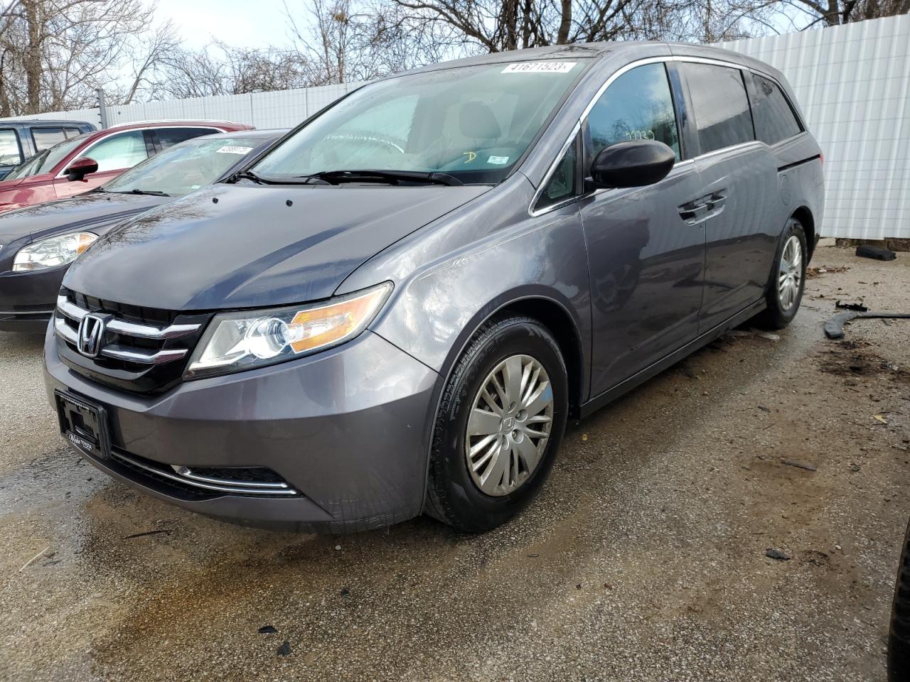 2014 Honda Odyssey Lx VIN: 5FNRL5H21EB068785 Lot: 41671523