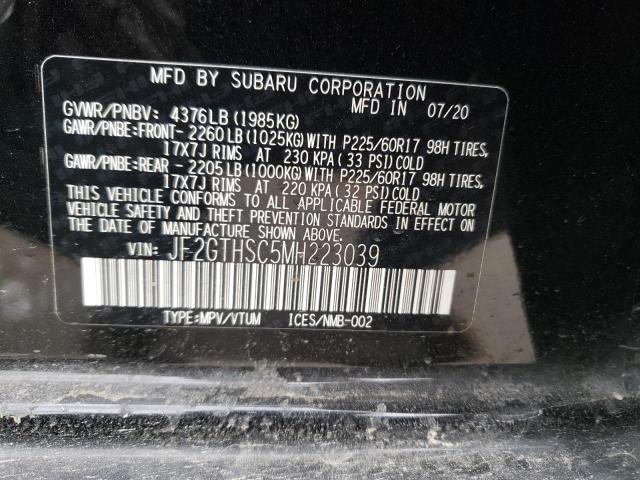 JF2GTHSC5MH223039 Subaru Crosstrek Sport