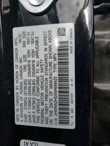 2022 HONDA CR-V EX - 2HKRW2H5XNH648425