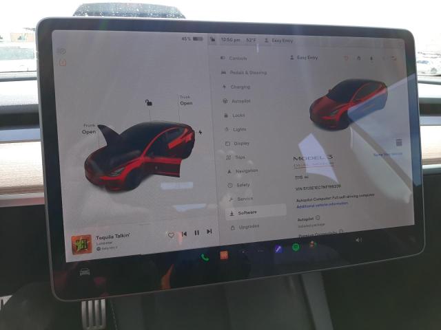 5YJ3E1EC7NF196339 Tesla MODEL 3