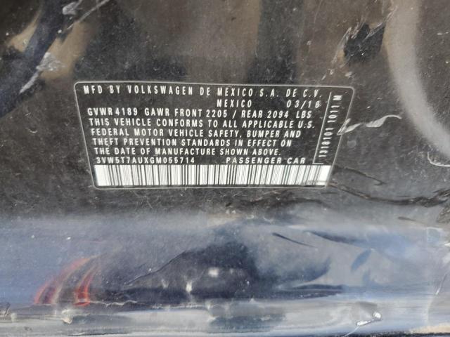 2016 VOLKSWAGEN GTI S/SE - 3VW5T7AUXGM055714