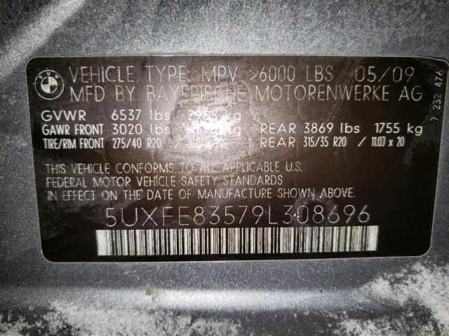 5UXFE83579L308696 BMW X5 Xdrive48i