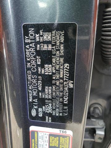 KNDJ23AU7L7727729 KIA SOUL LX
