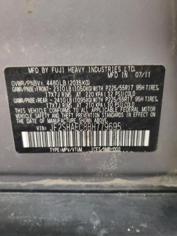 JF2SHAEC8BH779695 Subaru Forester Limited
