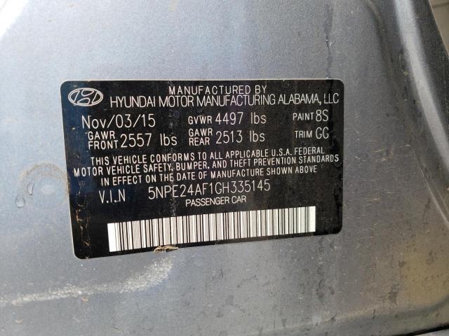2016 HYUNDAI SONATA SE 5NPE24AF1GH335145