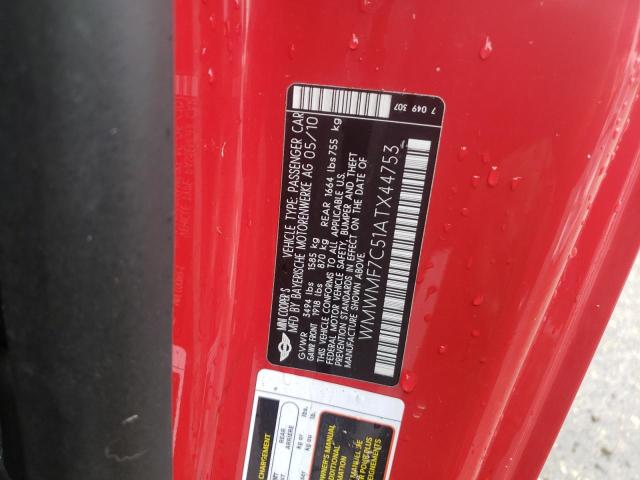WMWMF7C51ATX44753 Mini Cooper