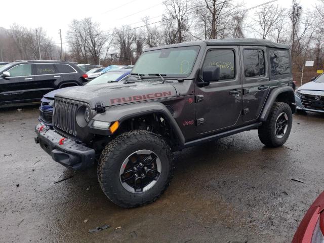 Salvage cars for sale at Marlboro, NY auction: 2021 Jeep Wrangler Unlimited Rubicon