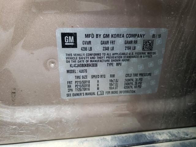 2019 BUICK ENCORE PRE KL4CJASB0KB943036