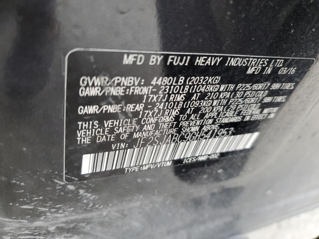 JF2SJABC9GH541953 Subaru Forester 2.5i