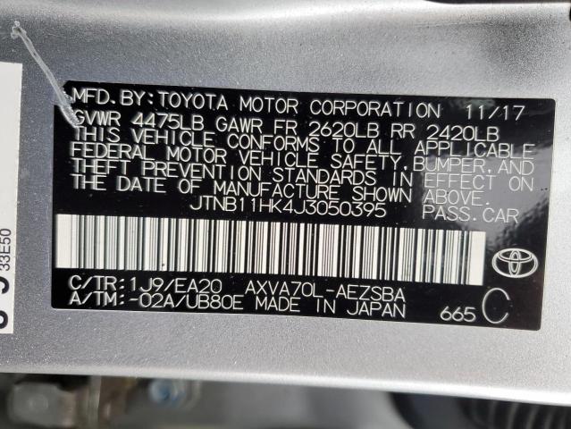 2018 TOYOTA CAMRY L - JTNB11HK4J3050395