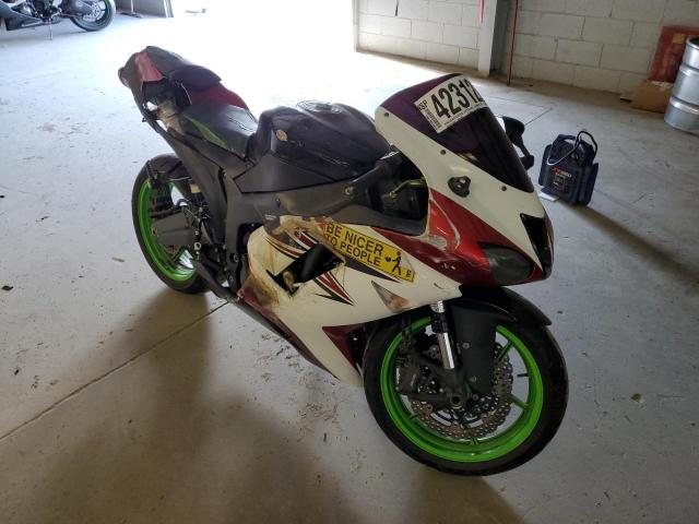 Salvage cars for sale from Copart Hampton, VA: 2008 Kawasaki ZX600 P