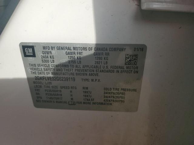 2016 GMC TERRAIN DE - 2GKFLVE32G6239119