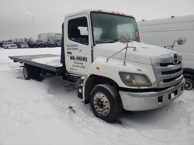 Salvage trucks for sale at Bowmanville, ON auction: 2017 Hino 258 268