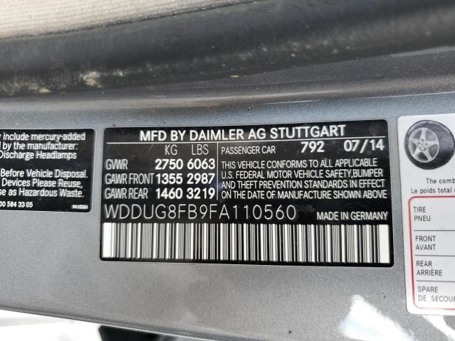 2015 MERCEDES-BENZ S 550 4MAT - WDDUG8FB9FA110560