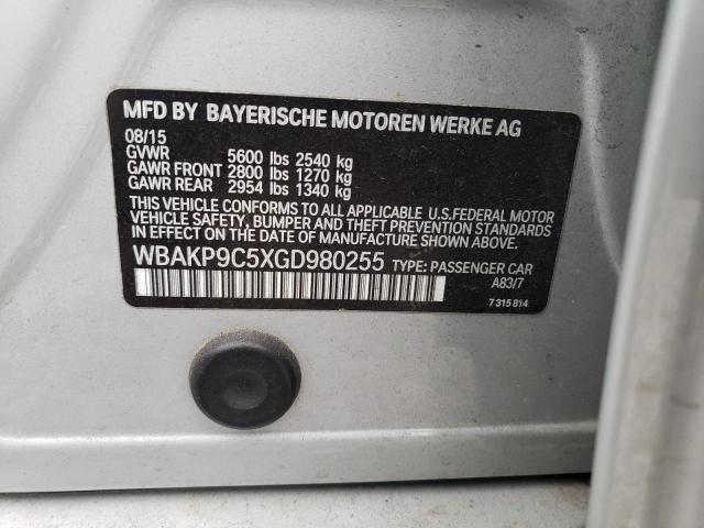 2016 BMW 550 XI - WBAKP9C5XGD980255