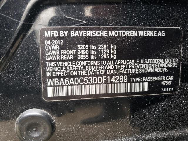 WBA6A0C53DDF14289 BMW 640 I