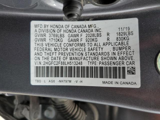 2020 HONDA CIVIC SPOR - 2HGFC2F88LH513248