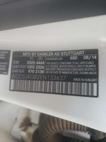 WDDSJ4GB2EN133637 Mercedes-Benz CLA 250 4MATIC
