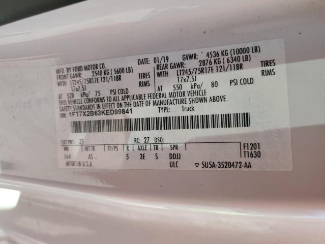 1FT7X2B63KED99841 Ford F250 Super Duty