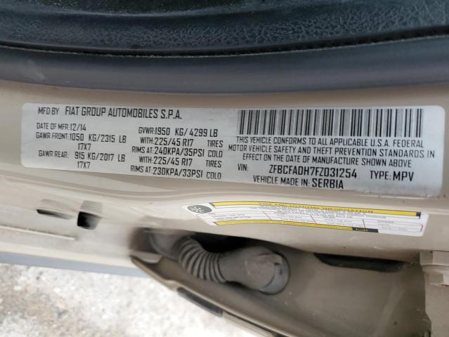 2015 FIAT 500L TREKK - ZFBCFADH7FZ031254
