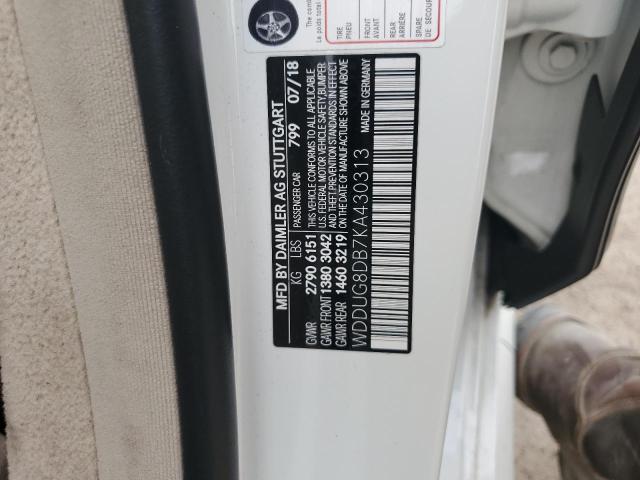 2019 MERCEDES-BENZ S 560 - WDDUG8DB7KA430313