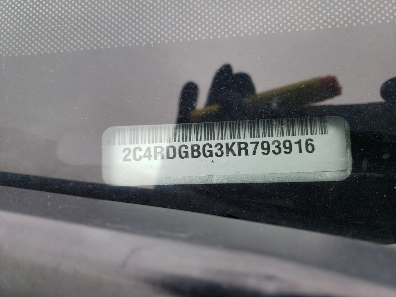 2C4RDGBG3KR793916 2019 Dodge Grand Caravan Se