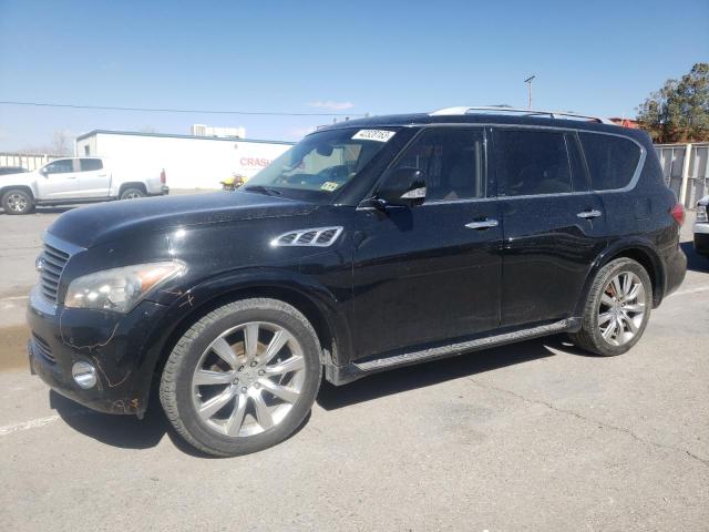 Salvage cars for sale from Copart Anthony, TX: 2011 Infiniti QX56