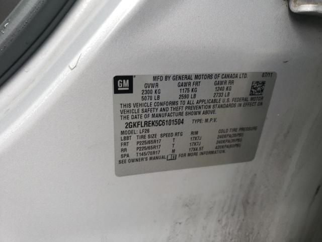 2GKFLREK5C6101504 GMC Terrain Sle