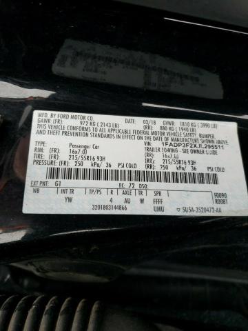 2018 FORD FOCUS SE - 1FADP3F2XJL295511