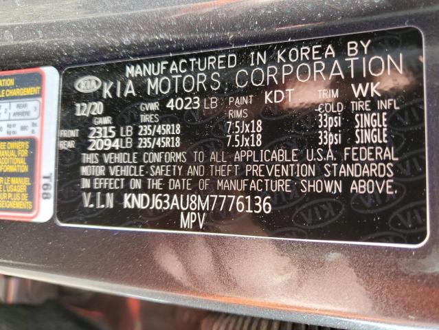 2021 KIA SOUL GT LI - KNDJ63AU8M7776136