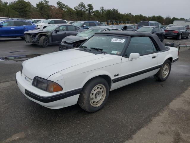 Carros dañados por inundaciones a la venta en subasta: 1990 Ford Mustang LX