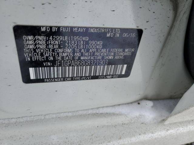 JF1GPAB68G8321903 Subaru Impreza Premium