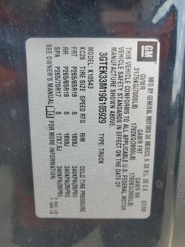 3GTEK33M19G105929 GMC Sierra K1500 Slt