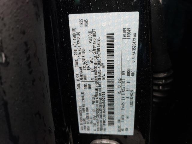 1FMCU9H66NUB92163 Ford Escape 2022. Фото: 13