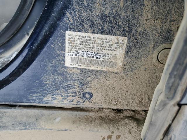 2016 HONDA PILOT LX 5FNYF6H12GB021266