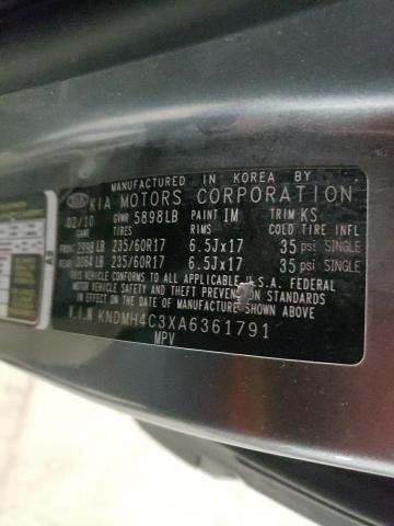 KNDMH4C3XA6361791 KIA SEDONA EX