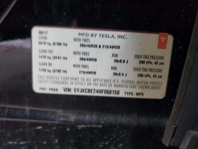 5YJXCBE24HF068150 Tesla MODEL X