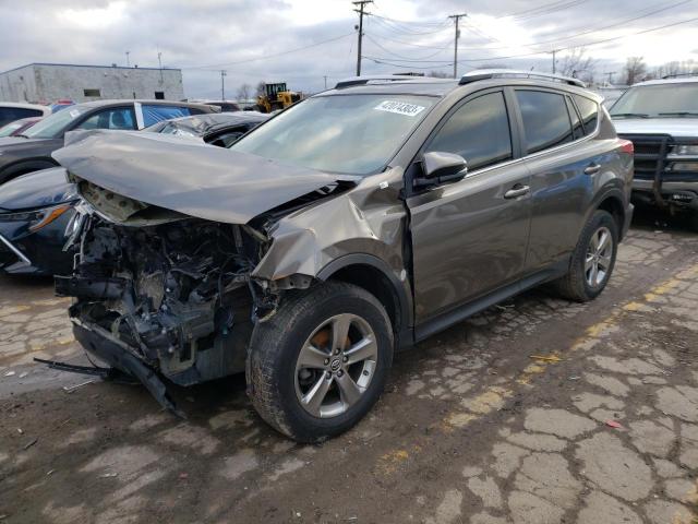 Toyota Rav4 salvage cars for sale: 2015 Toyota Rav4 XLE